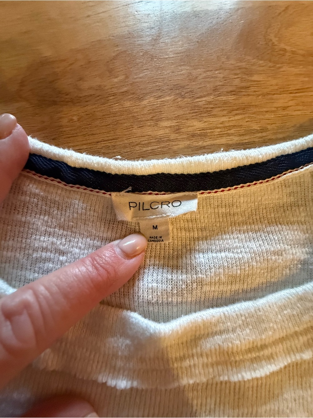 Anthropologie Pilcro Cream Top - Picture 9 of 10
